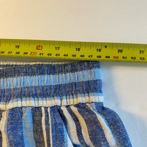 Ruby Rd Stripped Linen Blend Pants, Size XL - Picture 7 of 9